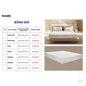 Đệm Lò Xo Dunlopillo CoolSilk ZEN Air 25cm - Ảnh 6