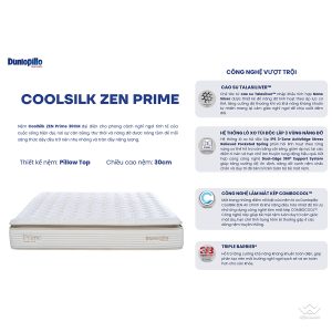 Đệm lò xo Dunlopillo Coolsilk Zen Prime cao 30cm - Ảnh 5
