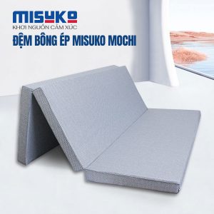 Đệm bông ép Nhật Bản Misuko Mochi gấm xốp gập 3 - Ảnh 5
