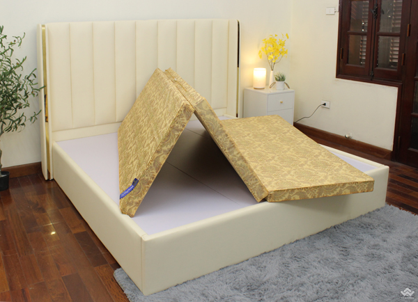 Đệm bông ép Olympia Platium (Lõi bông tinh khiết - Đệm cứng không xẹp lún, Bảo hành 7 năm) - Ảnh 12