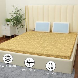 Đệm bông ép Olympia Platium (Lõi bông tinh khiết - Đệm cứng không xẹp lún, Bảo hành 7 năm) - Ảnh 3