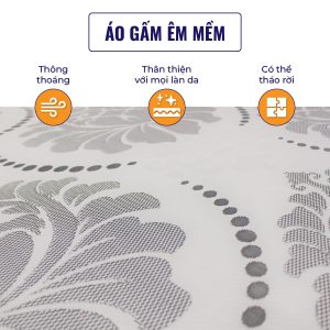Alternative view of Đệm cao su Olympia AQUA (đệm cao su thiên nhiên)