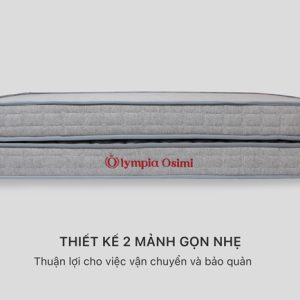 Đệm Olympia Osimi Gấp 2 Cao Cấp - Bông Ép Kết Hợp Memory Foam - Bảo Hành 10 Năm - Ảnh 8