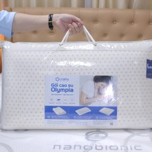 Gối cao su Olympia Oval 40x70cm cao 12cm - Ảnh 11