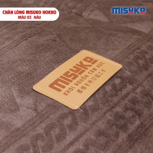 Chăn lông Misuko Hokko màu nâu 210x250 nặng 4kg - Ảnh 8