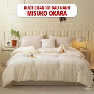 Ruột chăn xơ đậu nành Misuko Okara - Ảnh 7