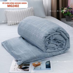 Vỏ chăn đông misuko green - Ảnh 5