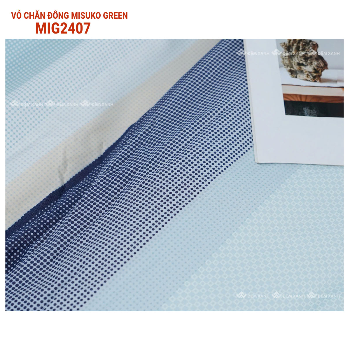 Vỏ chăn đông misuko green - Ảnh 25