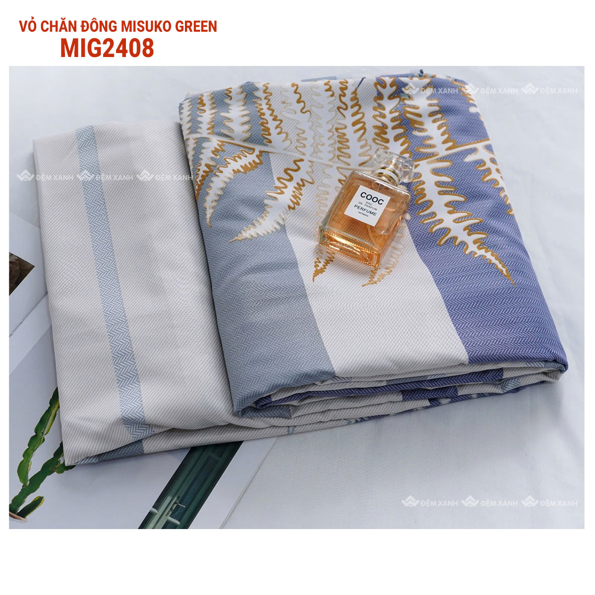 Vỏ chăn đông misuko green - Ảnh 18