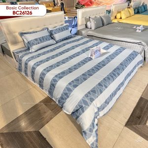 Bộ ga chun Sông Hồng basic cotton BC26126 - Ảnh 3