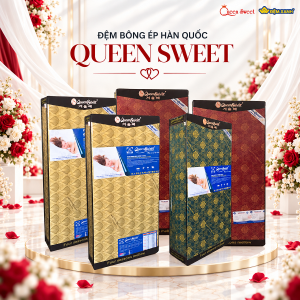 Đệm bông ép Hàn Quốc QueenSweet