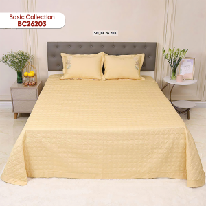 Bộ ga chun Sông Hồng basic cotton BC26203